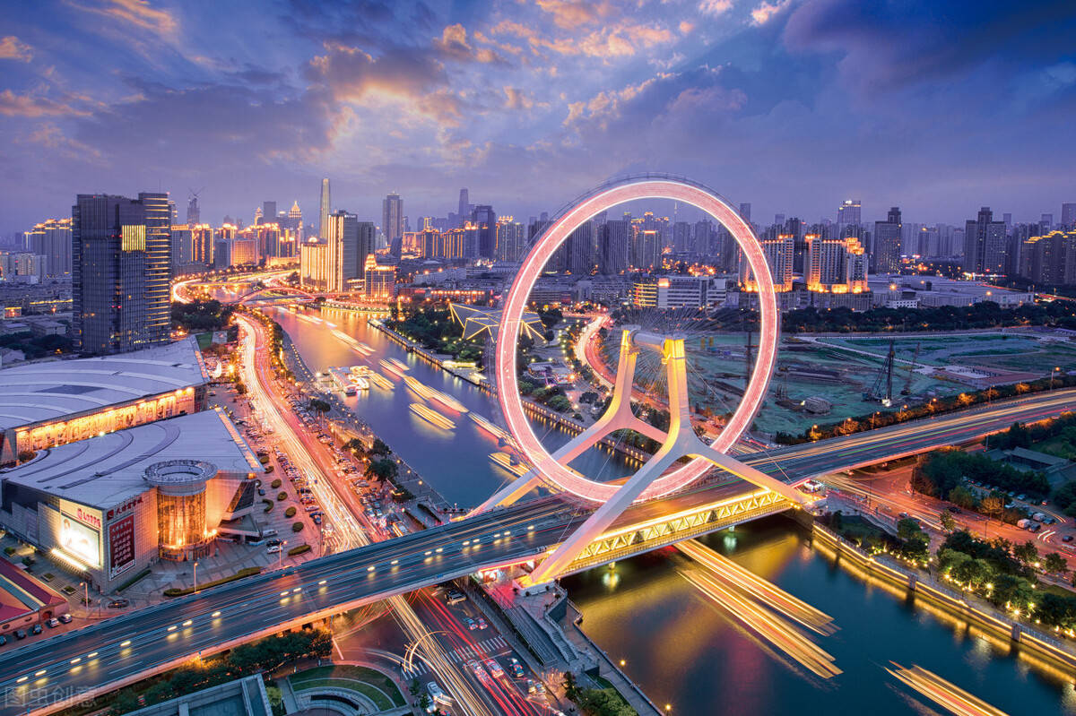 古韵天津夜，古文化街繁华光影